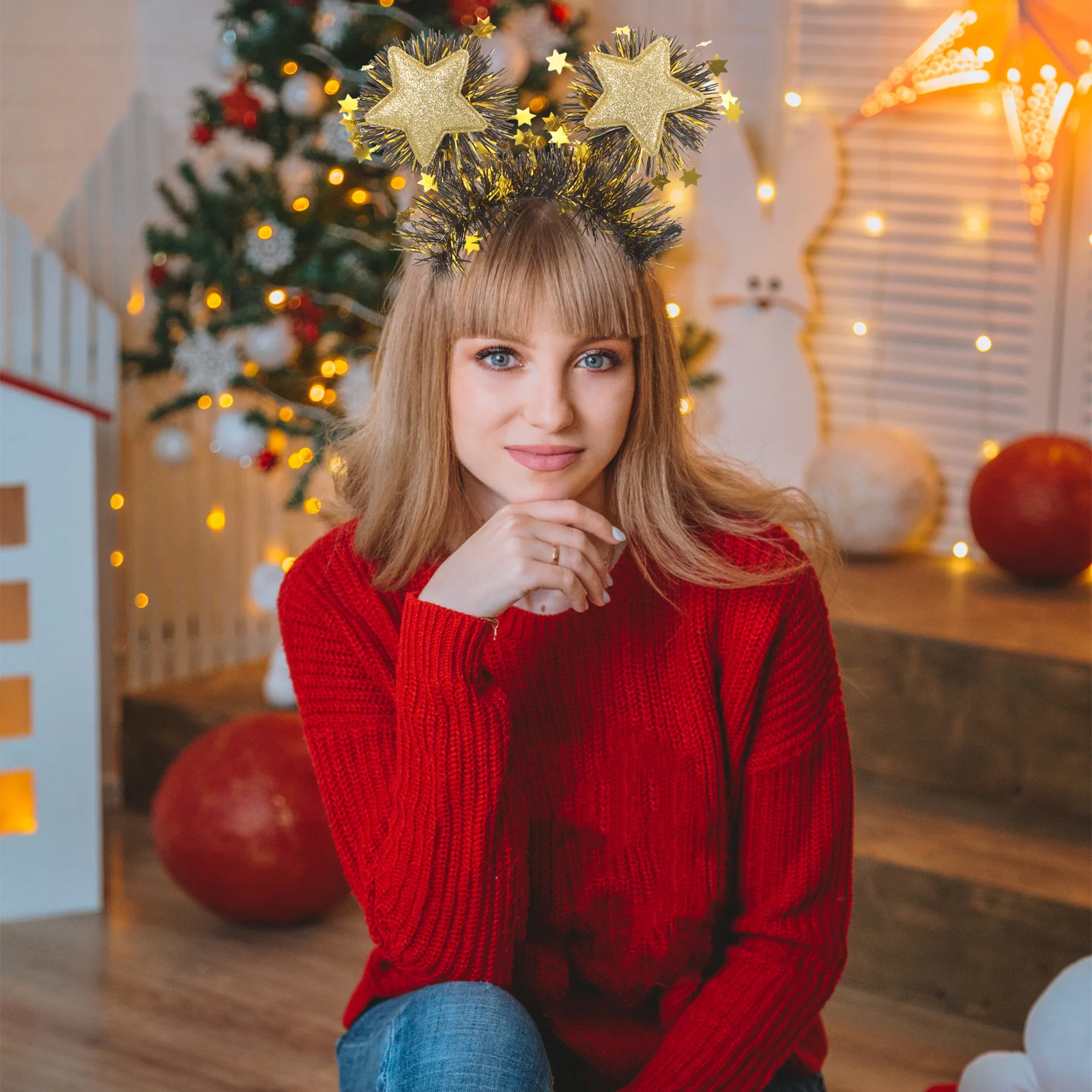 Abaodam 3 قطعة 2025 سنة جديدة سعيدة Headbands الشعر الأطواق عشية حفلة عطلة غطاء الرأس للنساء الفتيات مهرجان الاحتفال الإكسسوارات #2