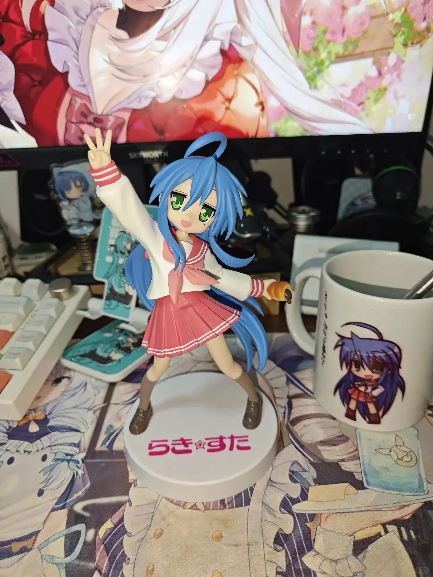 Heißer Verkauf: Trio-Try-iT Lucky Star Kagami Hiiragi Figur, Hiiragi Tsukasa, 15CM PVC, Niedliche Loli Anime Actionfigur, Sammlerstück, Spielzeug, Geschenk – Detail 16