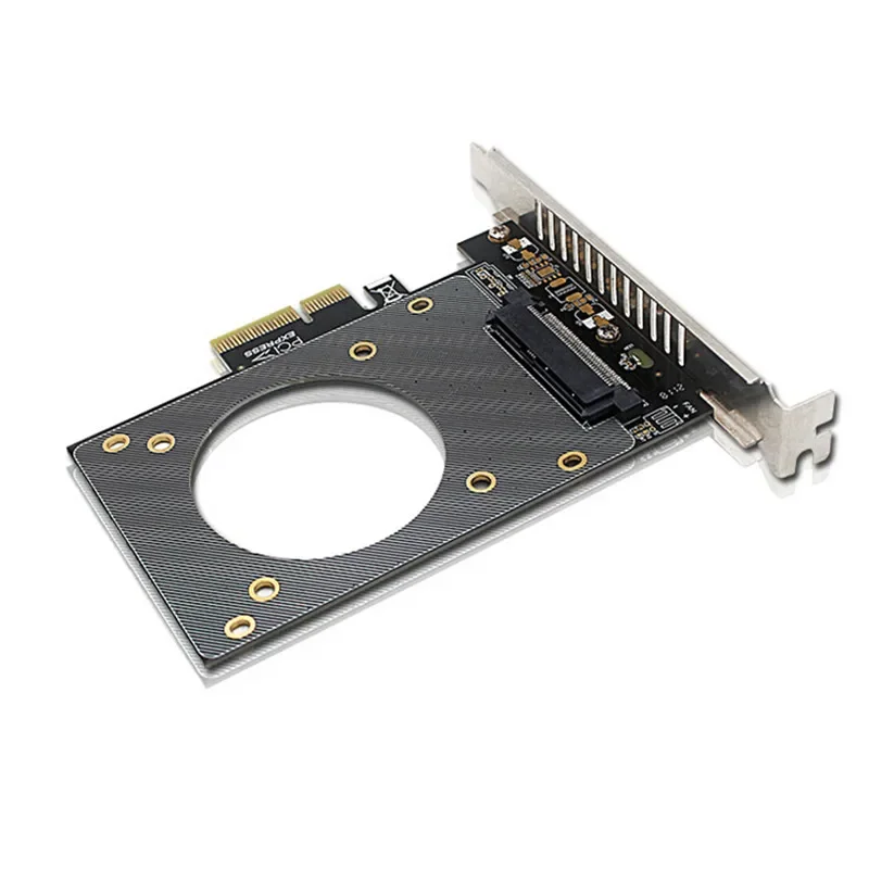 

U.2 SSD SFF-8639 To PCI-e X4 Expansion Adapter Card Support U.2 NVME SSD Riser Card Gen4 64Gpbs for PCIe X4 X8 X16 Nvme Adapter