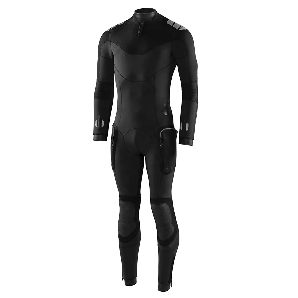 Mens 5mm Front Zip Diving Snorkeling Surfing Swimming Suit Wetsuit