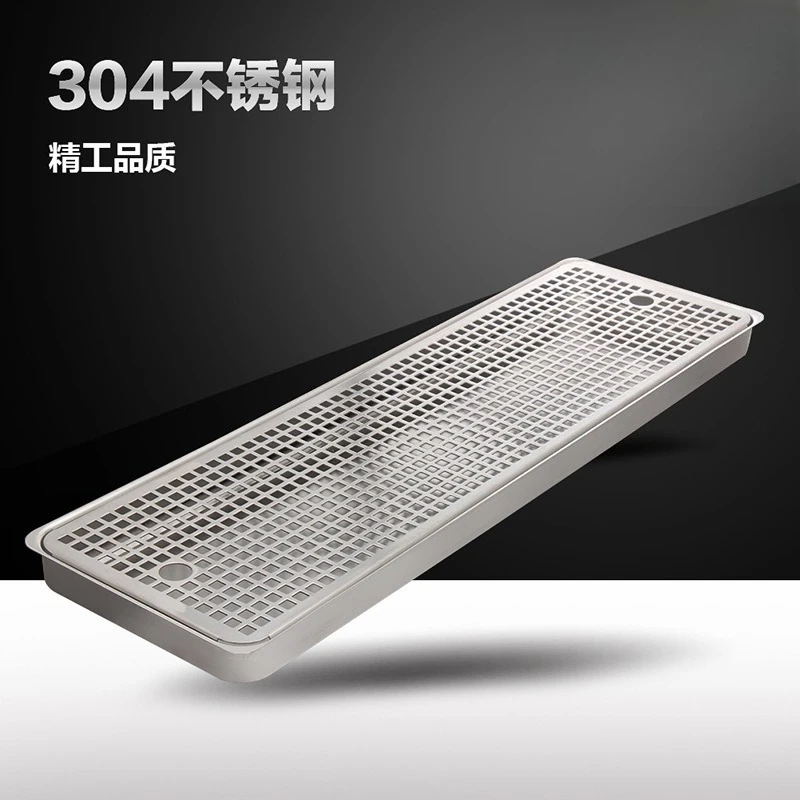 

60cm Rectangular Tray 304 Stainless Steel Bar Wine Column Wine Coffee Milk Tea Water Filter Tray Drip