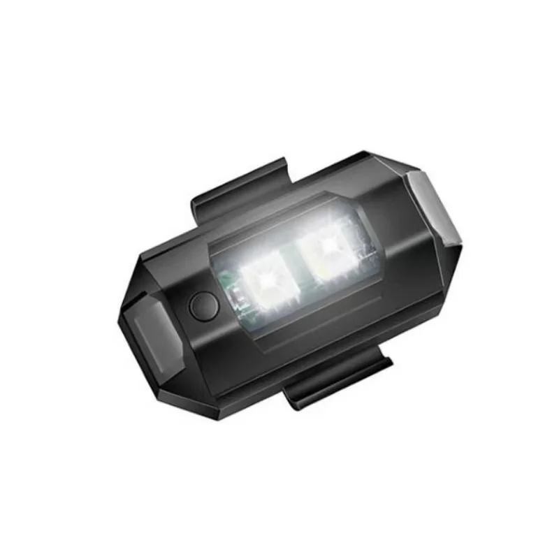 Luces para motocicleta, luz estroboscópica para Dron, LED USB, anticolisión, bicicleta, avión, vuelo nocturno, Mini luz de señal de advertencia intermitente