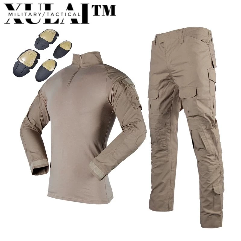 

Tactical Suit Tactical Clothing Khaki Camouflage Suit For Men