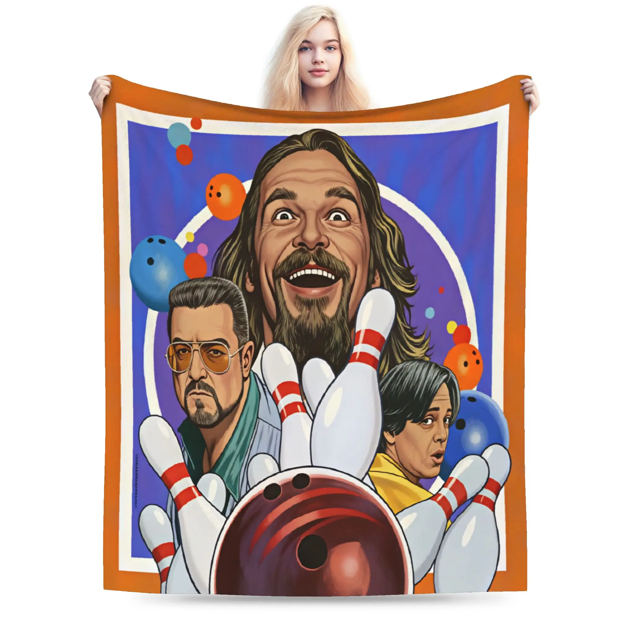 The Dude Big Lebowski  Blanket Quality Soft  Bedding Throws Winter Child Couch Chair Aesthetic Bedspread
