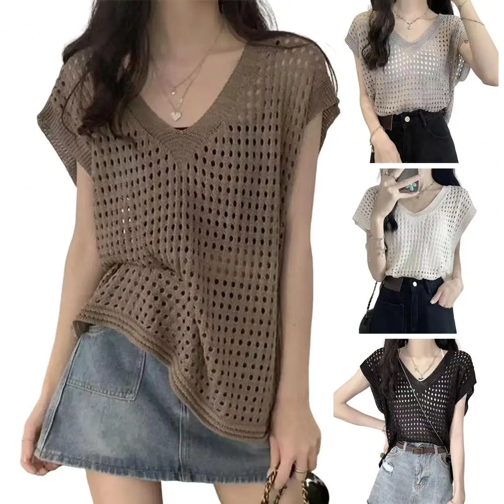 Sexy V Neck Long Sleeve Versatile Tops And Blouses Women 2025 Autumn Spring Slim Hollow Out T-shirt Femme Blouse For Women Blusa