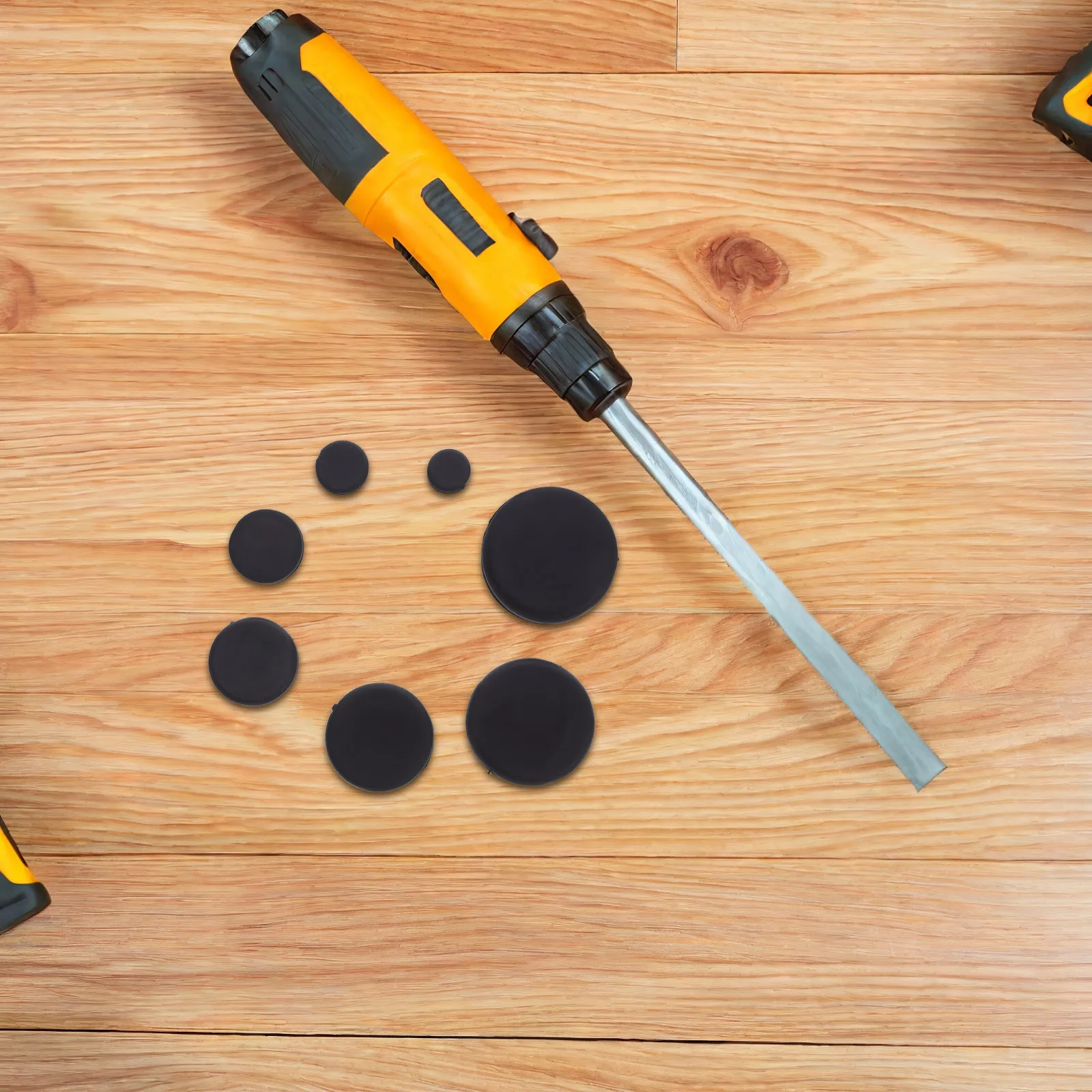 

200Pcs Rubber Grommets for Cables - Single Sided Cord Protector Assortment 7.14-25.4mm - Black Flexible Grommet Kit for Wire