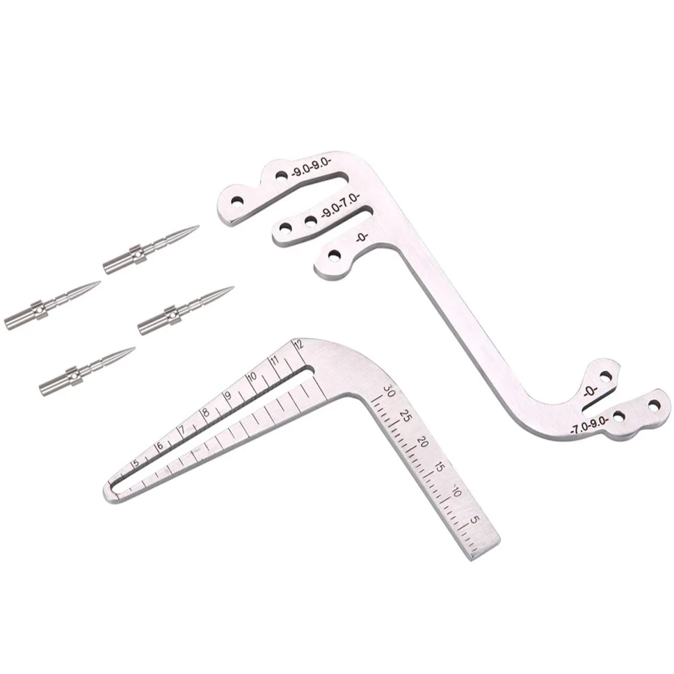 

Professional Lab Implants Guide Set Orals Plantings Locator Positionings Guide Ruler Dentists