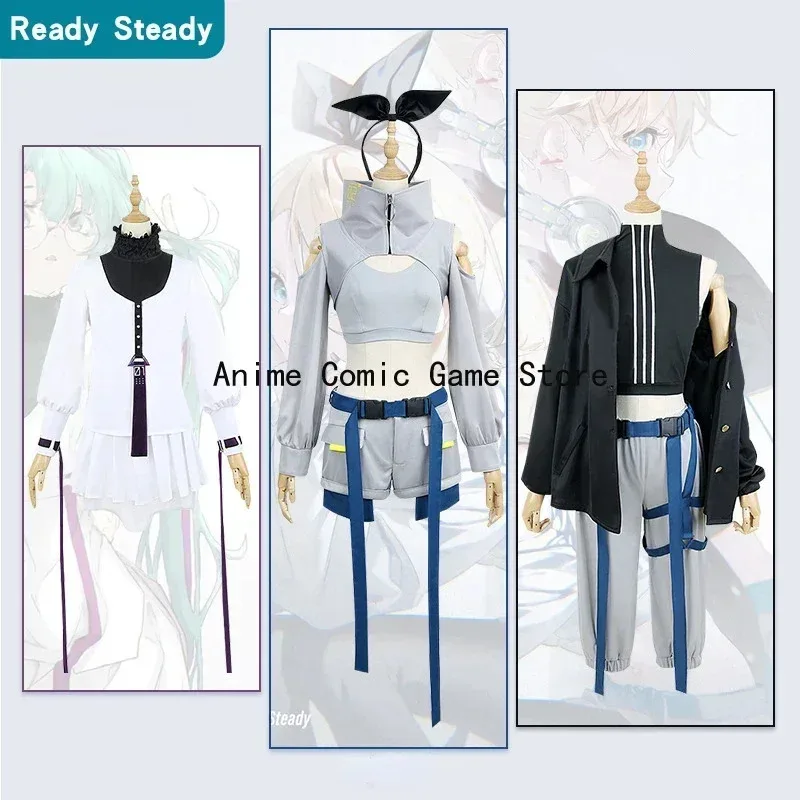 

Jean lace cosplay costume project Sekai colorful stage Ready Steady Miku cosplay party suit for fancy Halloween uniform