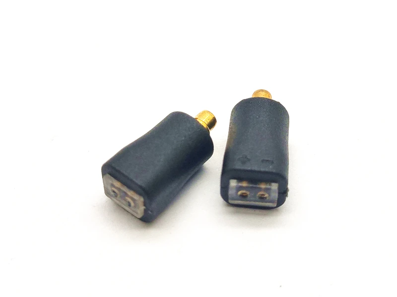 1 pair 2pin 0.78mm to MMCX adapter mmcx to 0.78mm 2 pin interface conversion connector for iem earphone cable wire