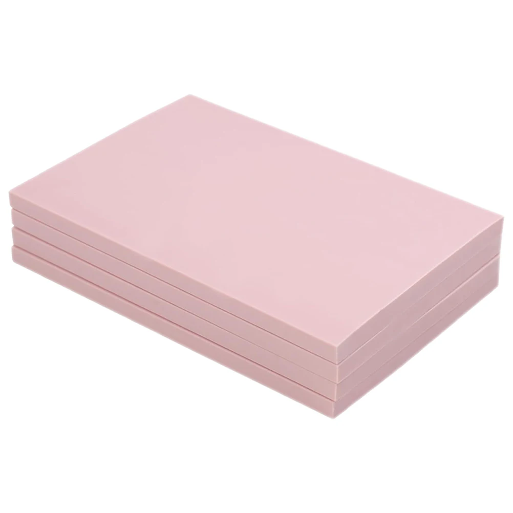 

4Pcs Rubber Carving Blocks Easy to Cut Durable Material for DIY Crafts Stamp Making Printmaking Rubber Blocks Crafting Supplies