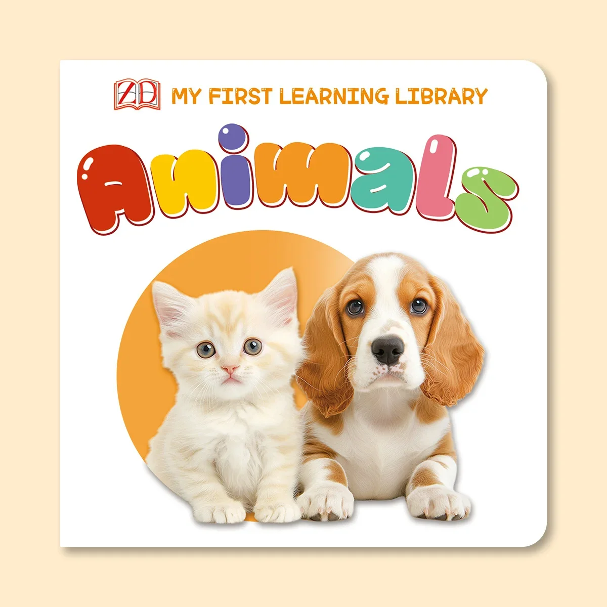 Animals Early Learning Word Book for Kids Illustrated Picture Book with Wild and Farm Animals Build Vocabulary and Curiosity