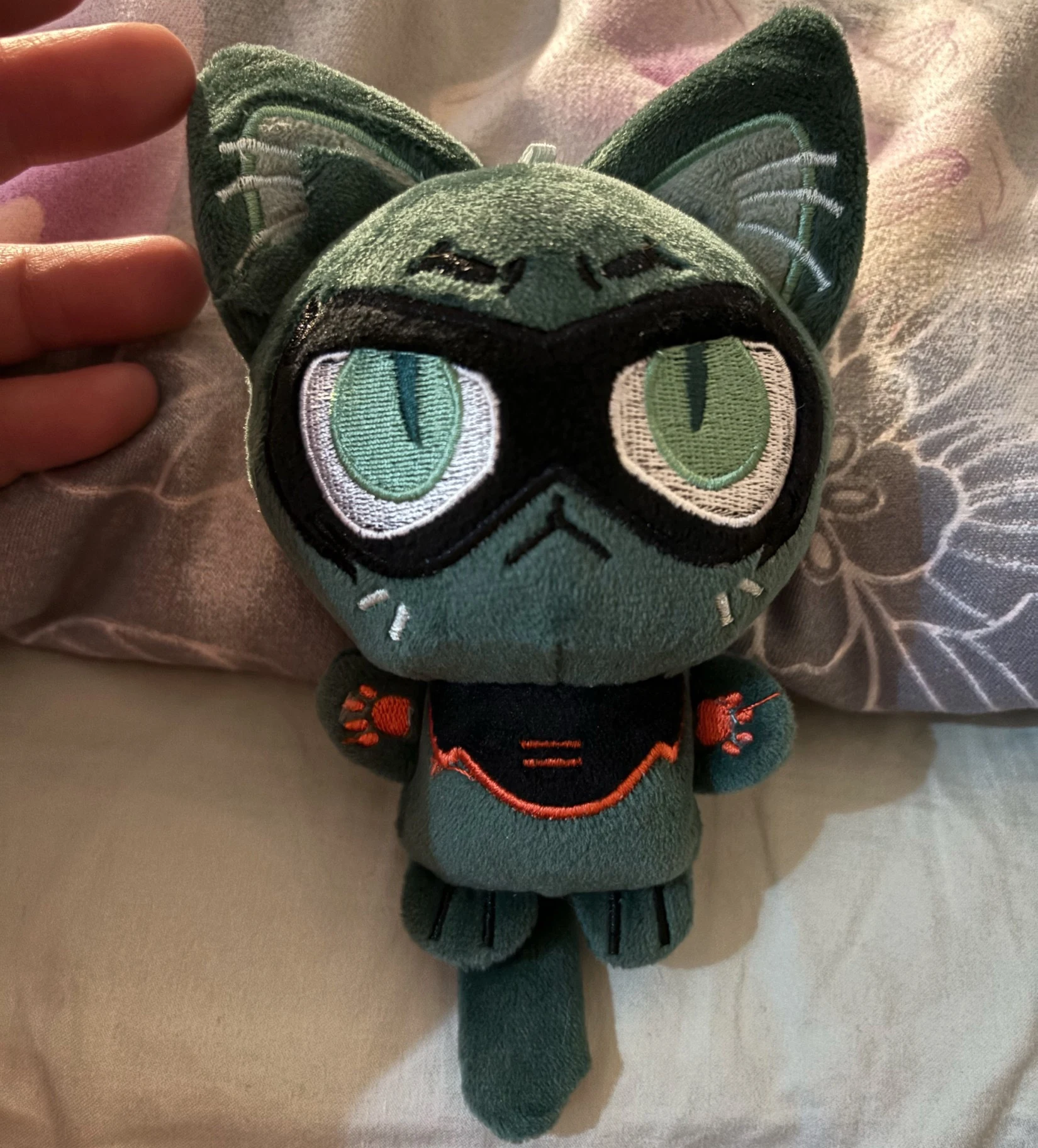 

10cm Stuffed Robin Animal Hero Cat Plushie Doll Damian Cosplay Wayne Cat Plush Decorative Backpack Pandent Doll Toys Gifts