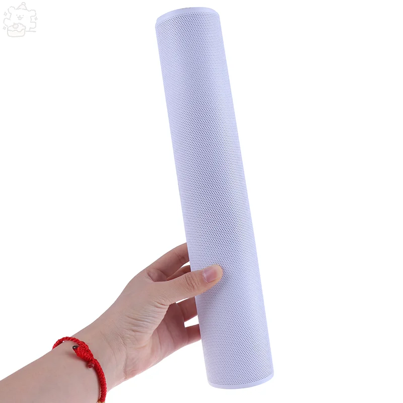 100x30cm witte PVC stoffilter luidsprekers stofdichte hoes, behuizing chassis stofnet