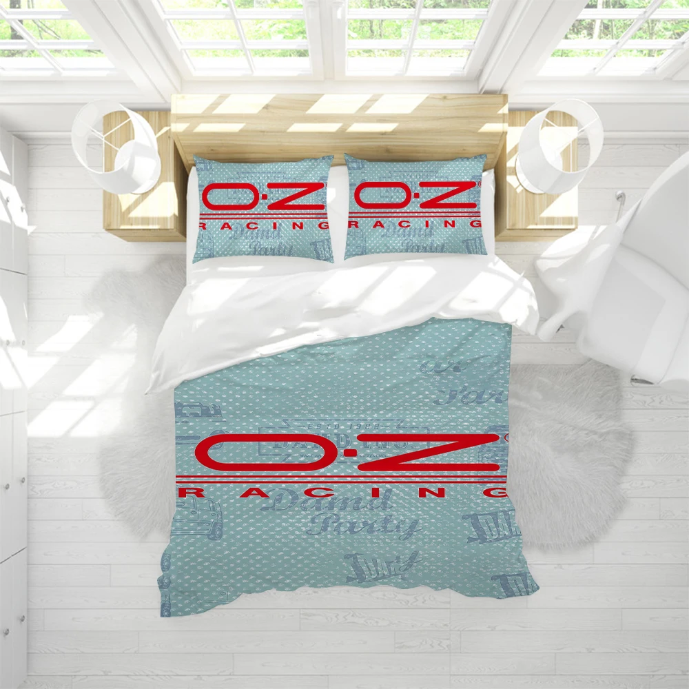 Fashion O-OZ racing Duvet Cover Set Soft Wash Bed 3 Piece Summer Comfortable Student Dormitory Home Baby Bedding Best seller
