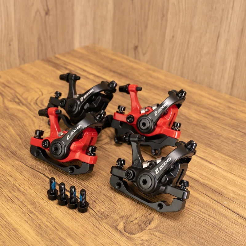 MTB Mechanical Disc Brake Kit ZOOM DB680 with 160mm Rotor Bicycle Caliper Set for Electric Scooter Road Mountain Bike Winter Cyc