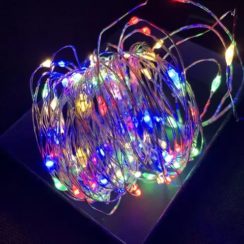 1M 2M 3M 5M 10M LED String Lights filo di rame decorazioni natalizie per la casa decorazione di capodanno LED Navidad 2020 capodanno 2021