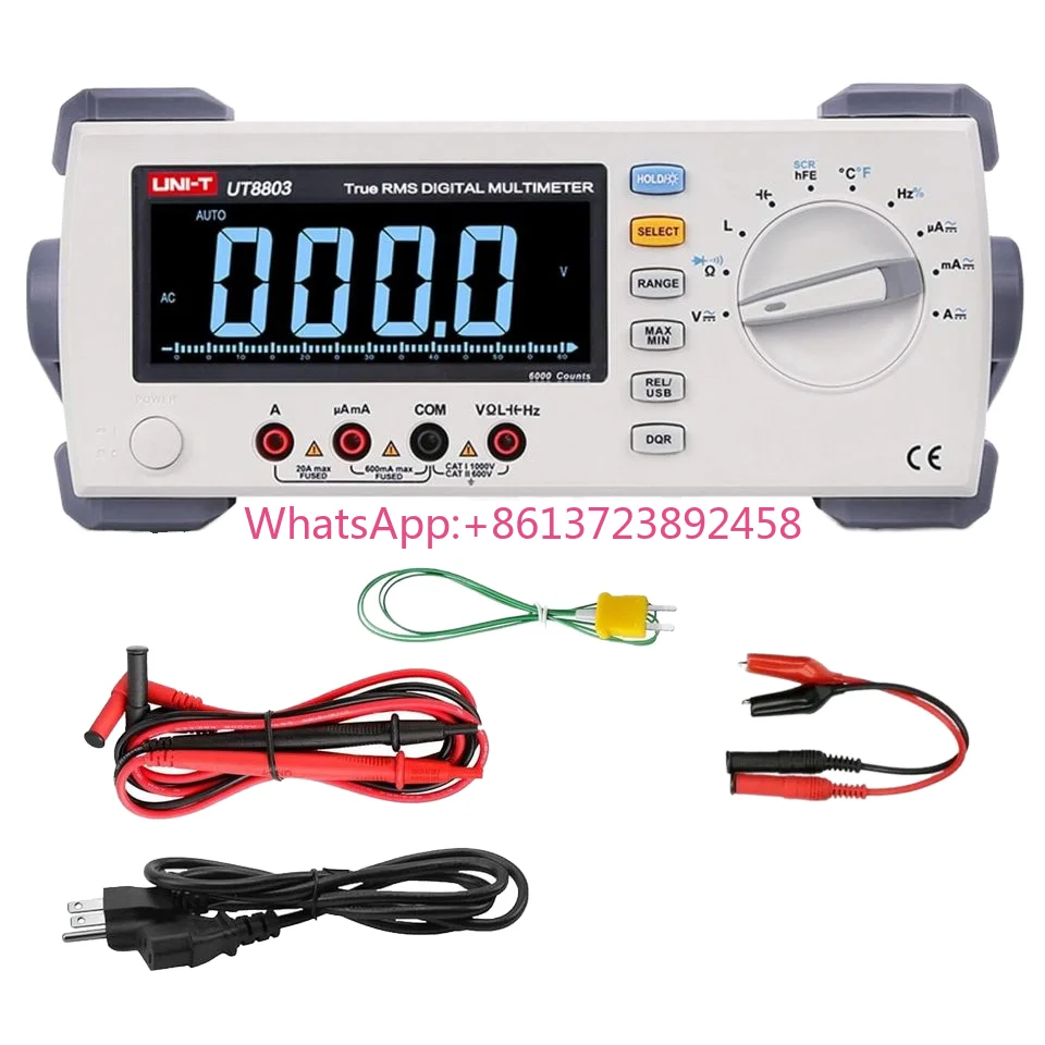 UNI-T UT8803E Digital Multimeter 200000 Count 100kHz Frequency Response 5K Rdgs/s Fastest Test Rate for Quick Readings