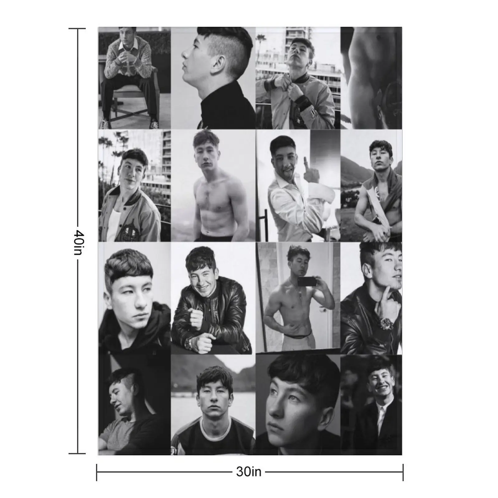 Barry Keoghan Throw Blanket Bed covers Camping Moving Fashion Sofas Blankets
