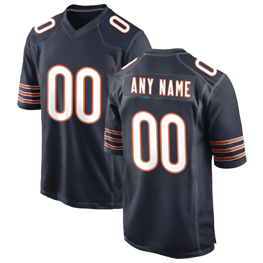 Custom Chicago Style Jersey America Game Footbball Jersey Personalized Name Number All Stitched US SIze S-3XL