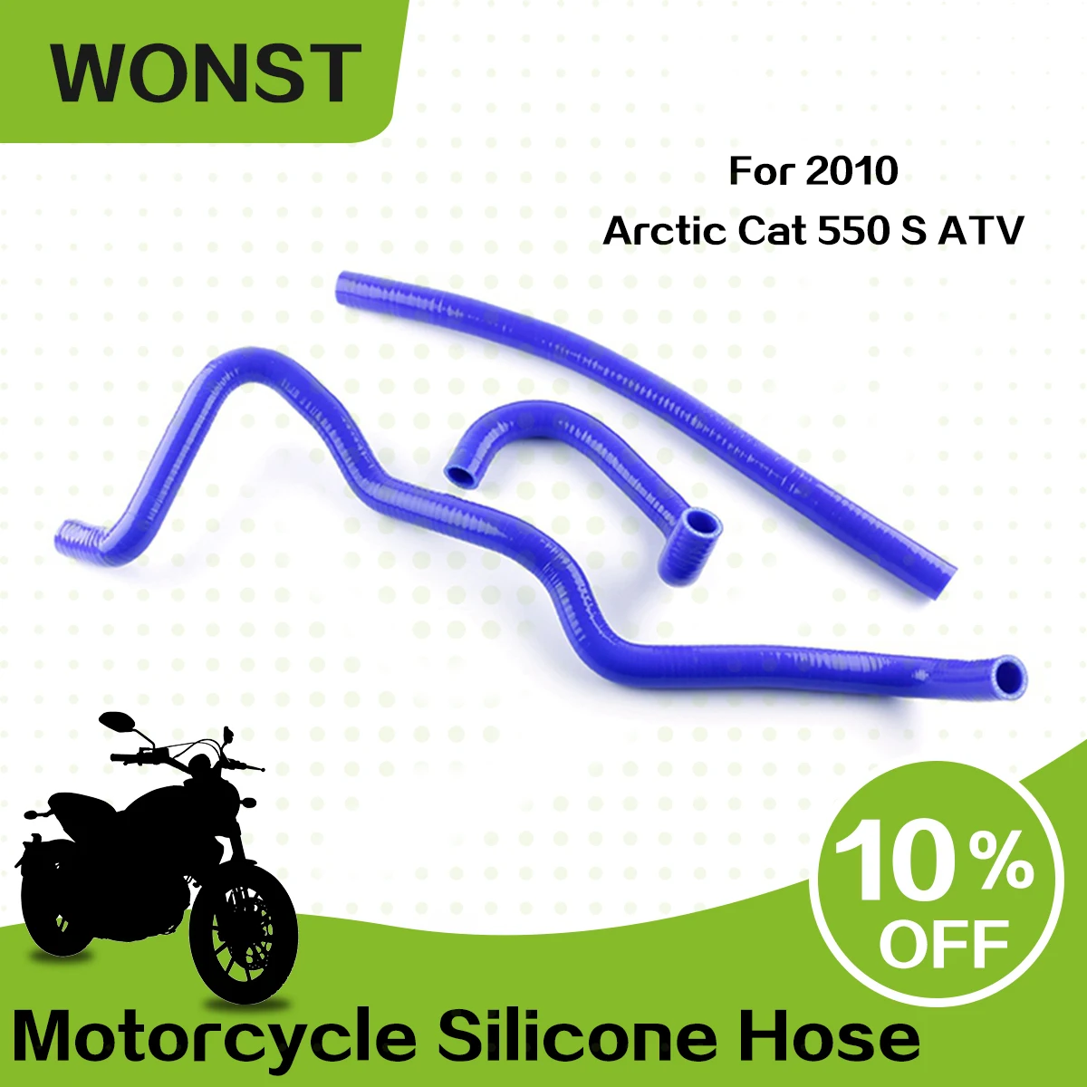 

Для 2010 года Arctic Cat 550 S ATV EFI 4x4 мотоциклетная силиконовая трубка, комплект шлангов для охлаждающей жидкости радиатора