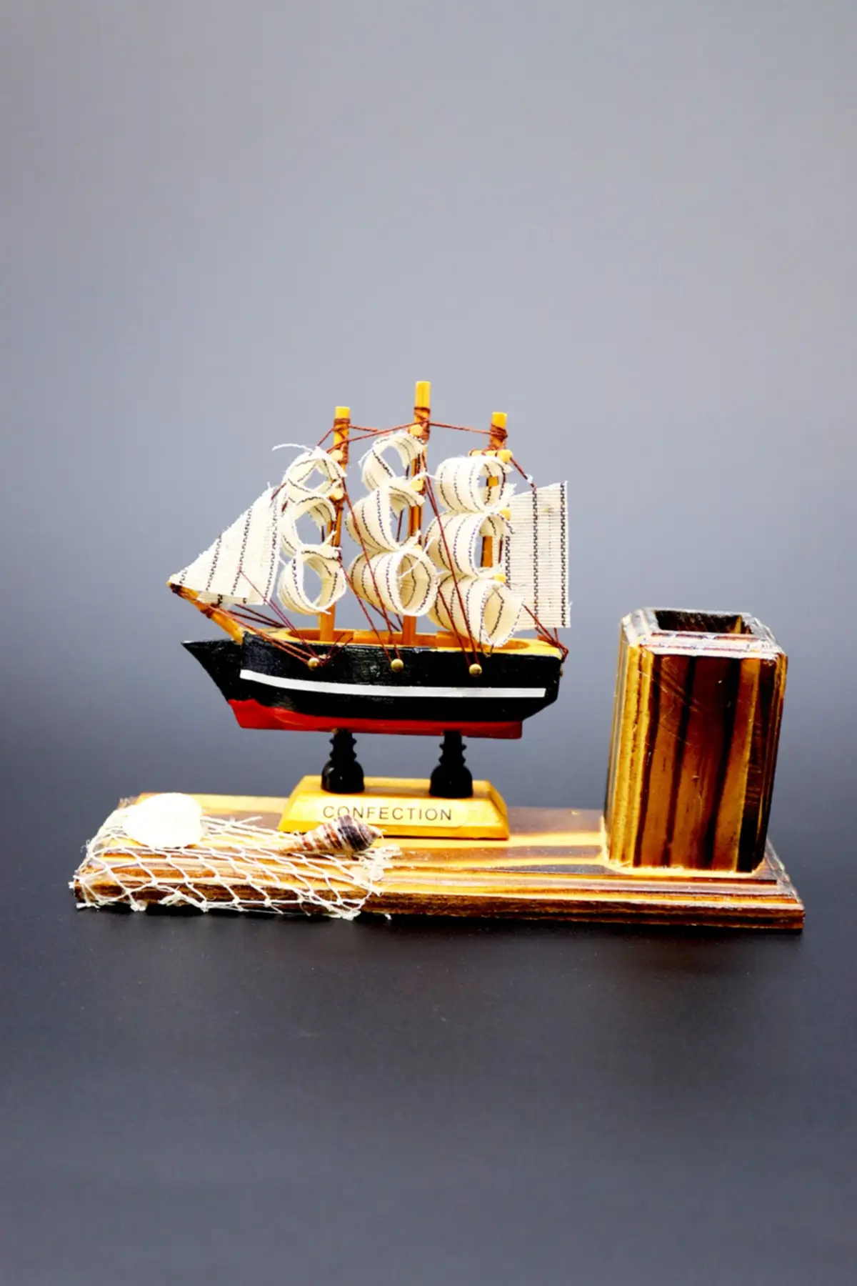 

Decorative Kalemlikli Scale Model Ship 15*10 Figurines for Interior Home Decorative Figures Statues and Sculptures