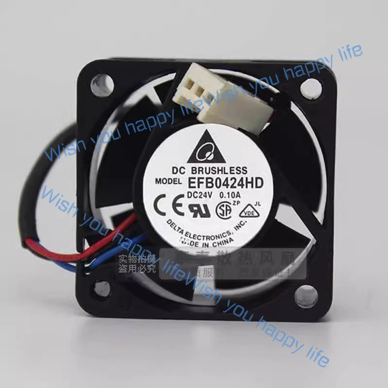 L... for Delta EFB0424HD 4020 DC24V 0.1A 4CM 3-Pin Dual Ball Inverter Cooling Fan