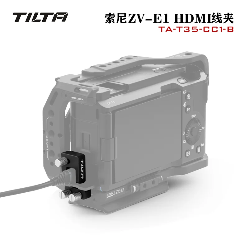 Tilta Voor Sony ZV-E1 Zve1 Kooi Camera Kit Zilver TA-T35-A-S Met Siliconen Grip Dslr Rig Koude Schoen Nato Handvat