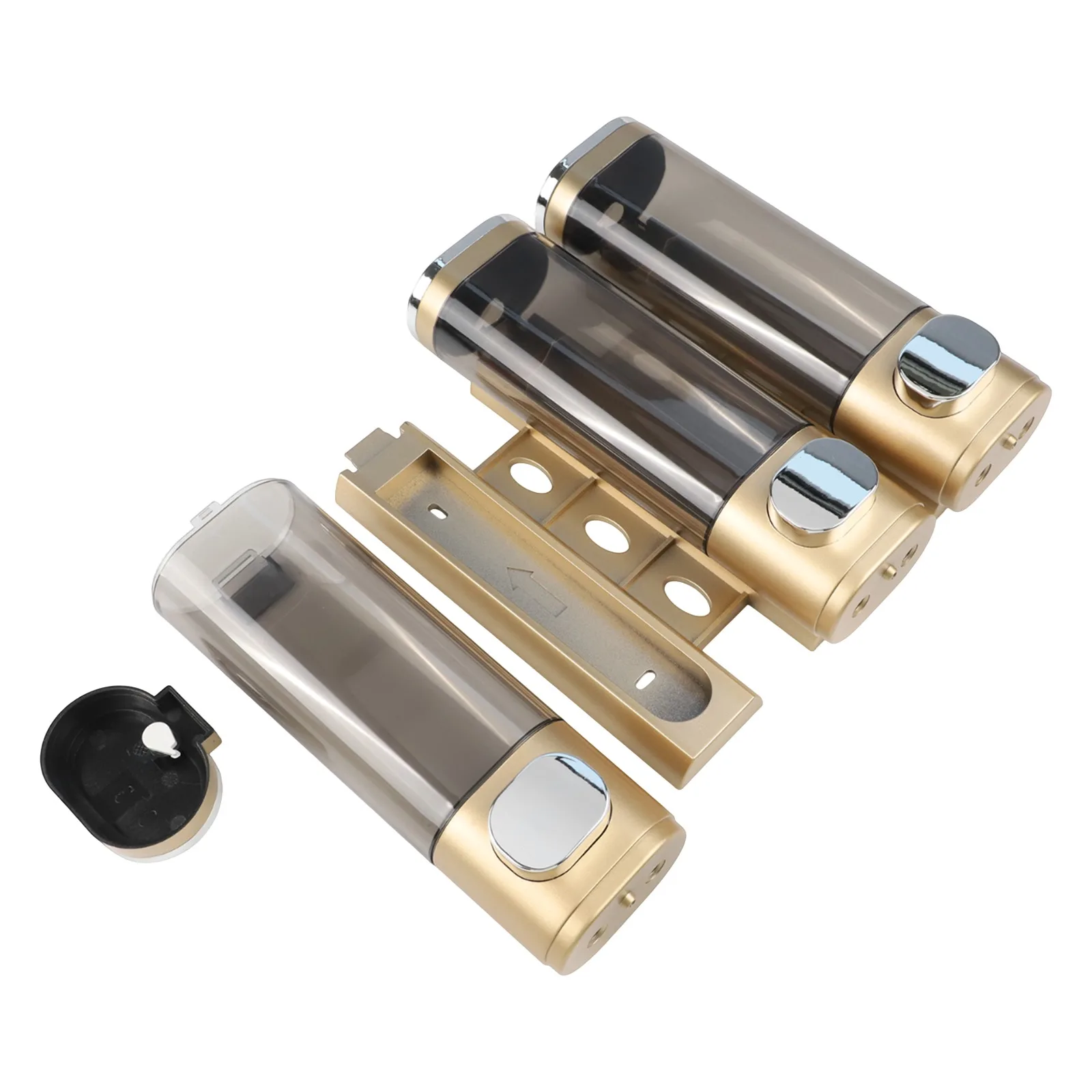 Bathroom Organizer 300ML Pump Bottle In Bathroom Stylish Bathroom Accessory Timely Monitoring Leak-proof Design