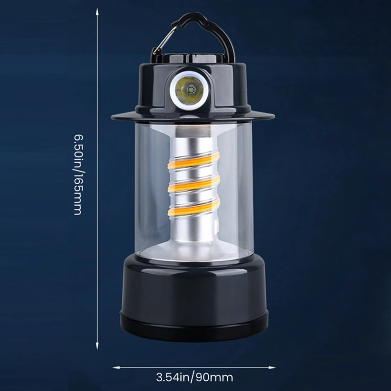핫! LED 캠핑 랜턴 야외 캠핑 램프, 충전식 걸이식 텐트 조명, 비상 전원용 방수 캠핑 조명