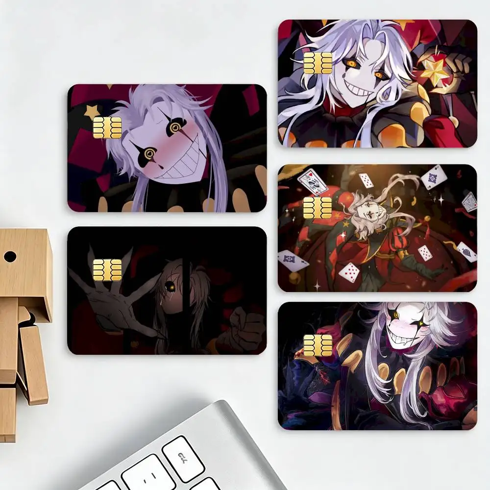 Pierrot F-Freak Circus HD Credit Card Stickers Game Card Decal Small Chip Waterproof Sticker Gift Decor