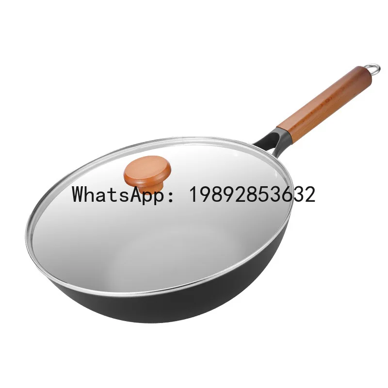 

PYJ Titanium Fragrant Pot Uncoated Titanium Pot Pure Titanium Wok Induction Cooker Gas Stove UniversaHousehold