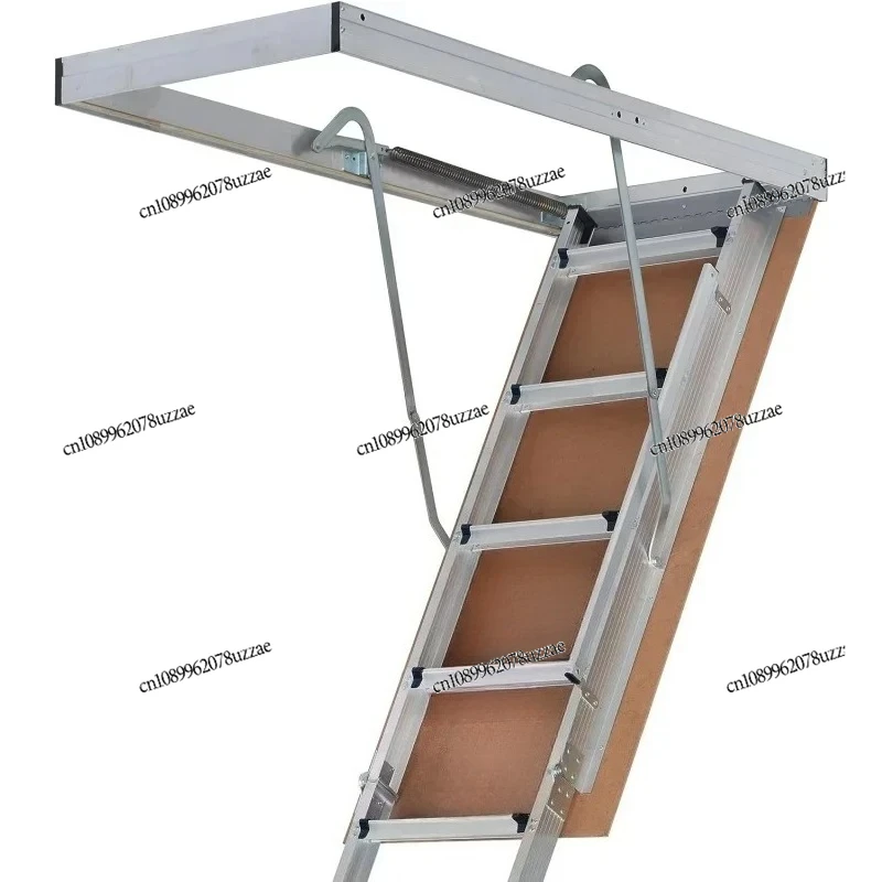 

Aluminum Attic Ladder W/Aluminum Frame, 375 Lbs Capacity, 22 1/2” X 54", Type IAA, AP2240MS