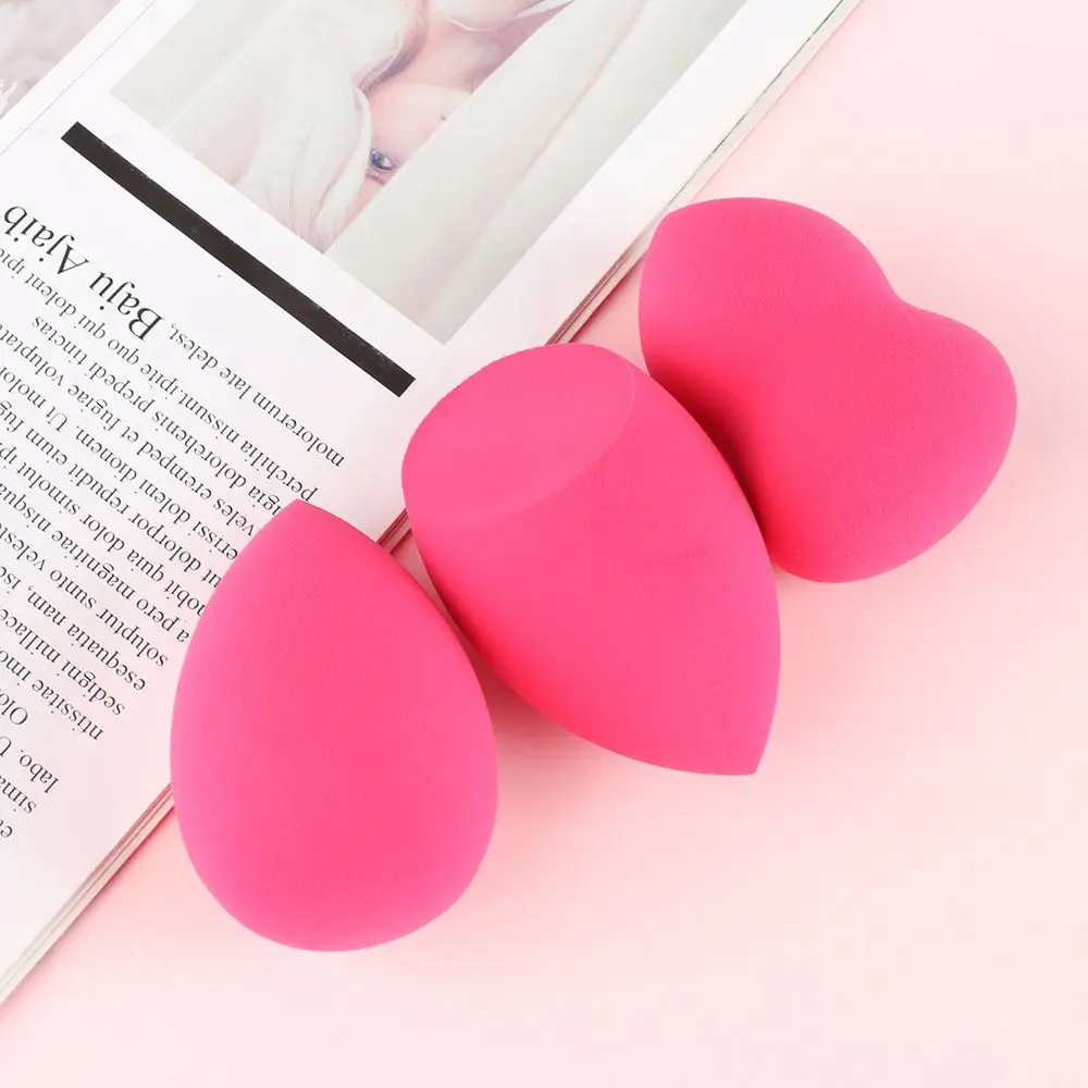 3Pcs Fashion Cosmetic Tools Multi-color Blending Sponges Foundation Powder Blender Puff Sponge Puff