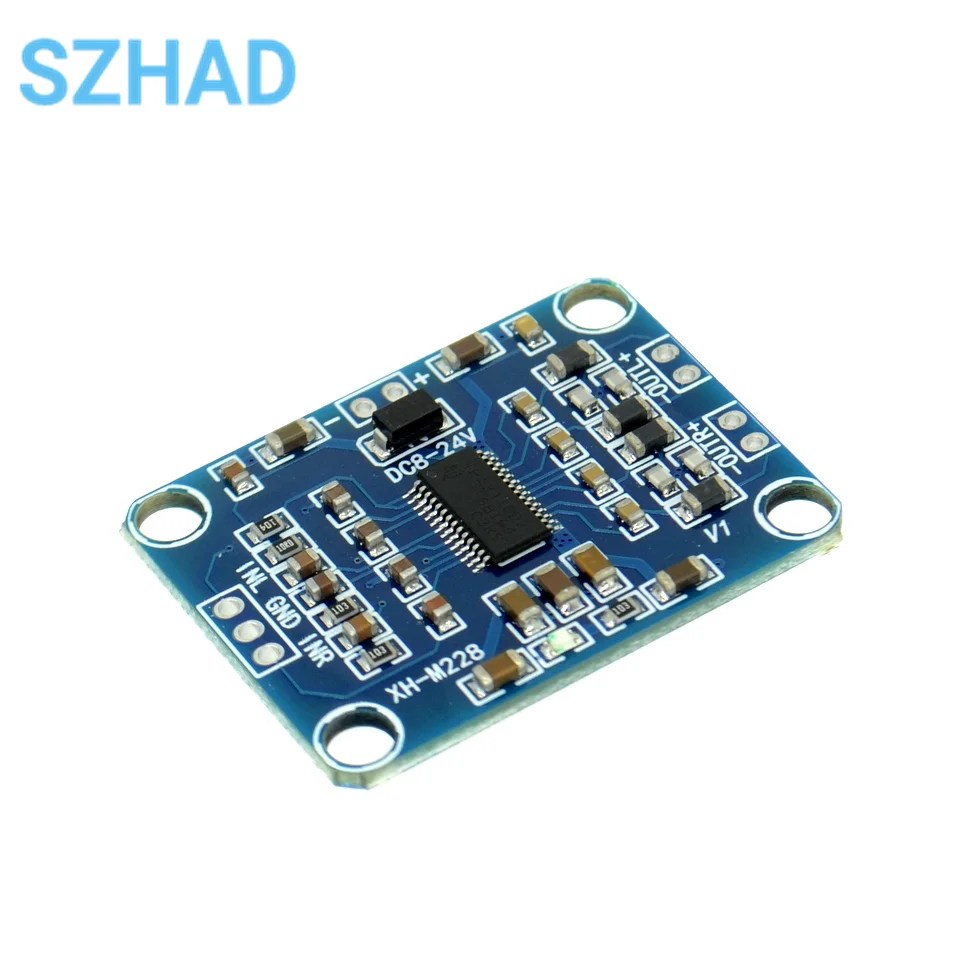 Плата цифрового усилителя звуковой стереосистемы 2X15W, миниатюрный бинауральный модуль, дБ, постоянный ток 8-18 в, модуль TPA3110