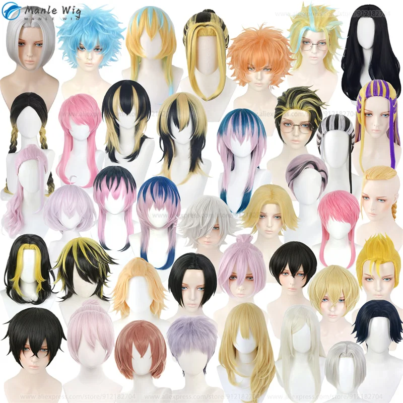 

Anime Cos Sanzu Haruchiyo Hanma Shuji Haitani Rindo Haitani Ran Hanemiya Kazutora Tachibana Hinata Cosplay Wigs