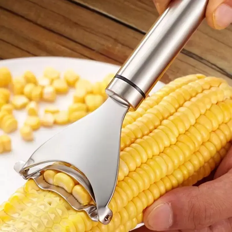 Useful Corn Peeler Premium Stainless Steel Kitchen Tool Corn Cutter Cob Peeler Corn Stripper Kernel Cutter Pelador De Mazorcas