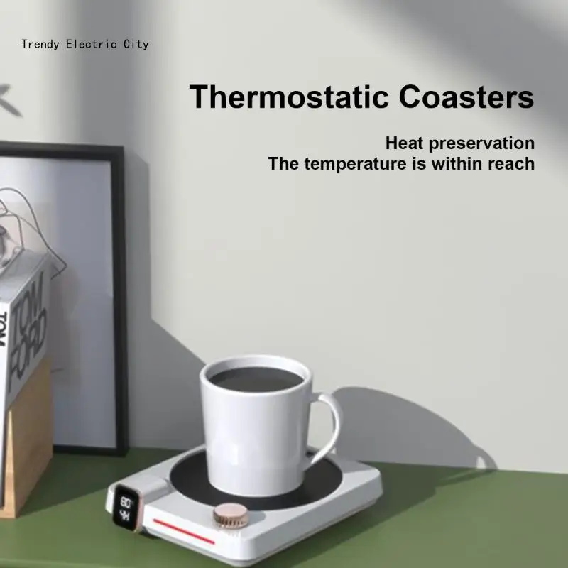 R9CD Comodo controllo della temperatura termica Scaldatazze termostatico a 9 velocità Cuscino riscaldante americano adatto per