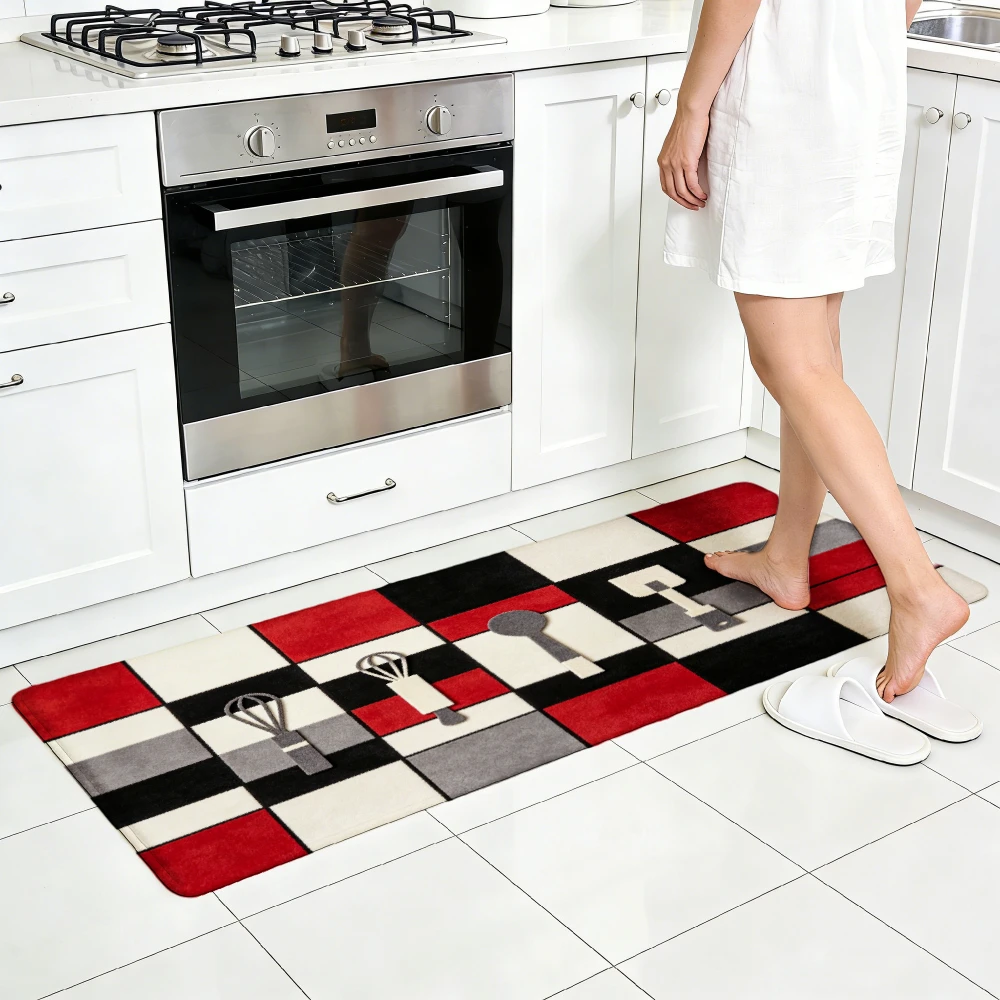 سجادة مطبوعة بنقشة مربعات بالل - مراجعة Aisle Runner White وسعره