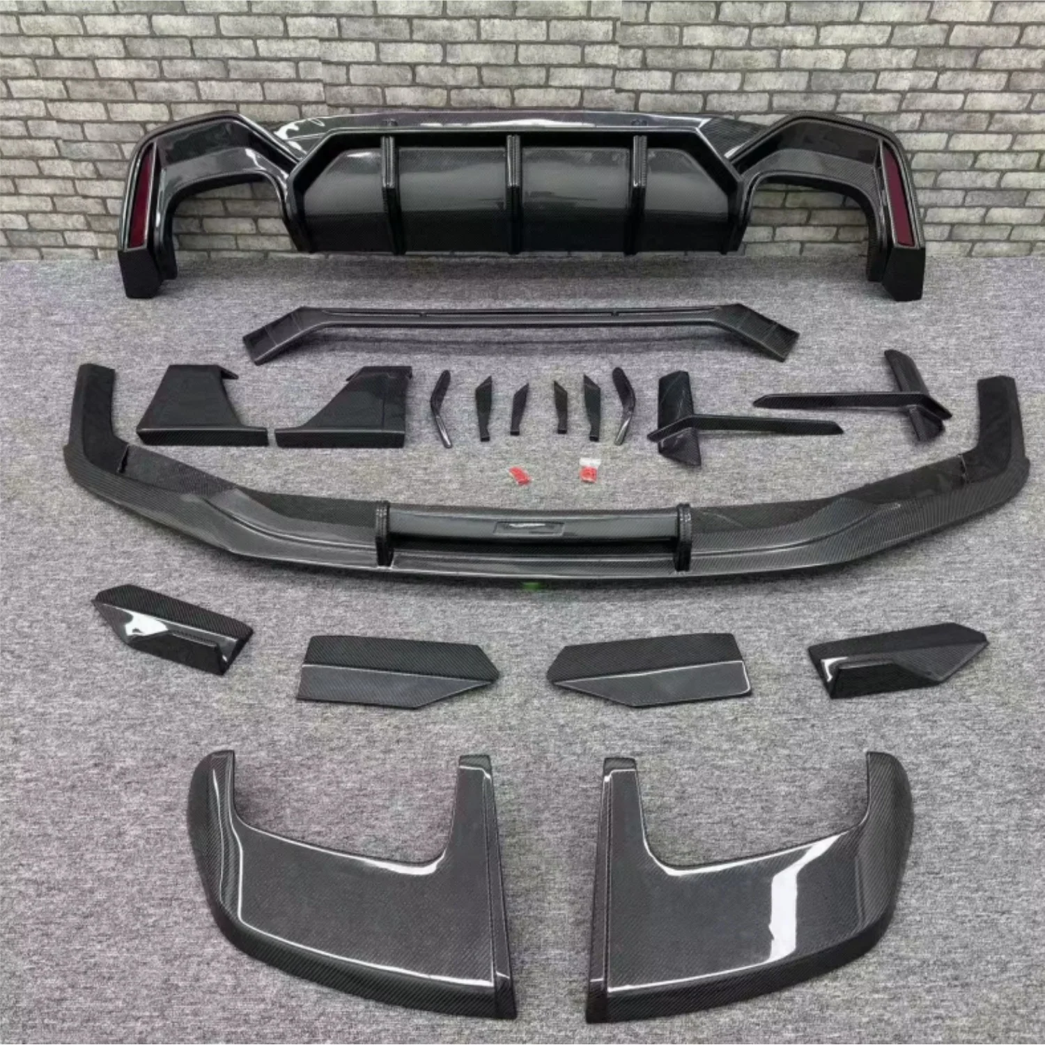 Precision-Made Foraudi RS6 C8 Abtstyle Body Kit Front Bumper Lip Diffuser Side …