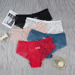 Pregnant Women's Large Size Lace Underwear Sexy Briefs Cotton Crotch Breathable Elastic Maternity Transparent Underwear