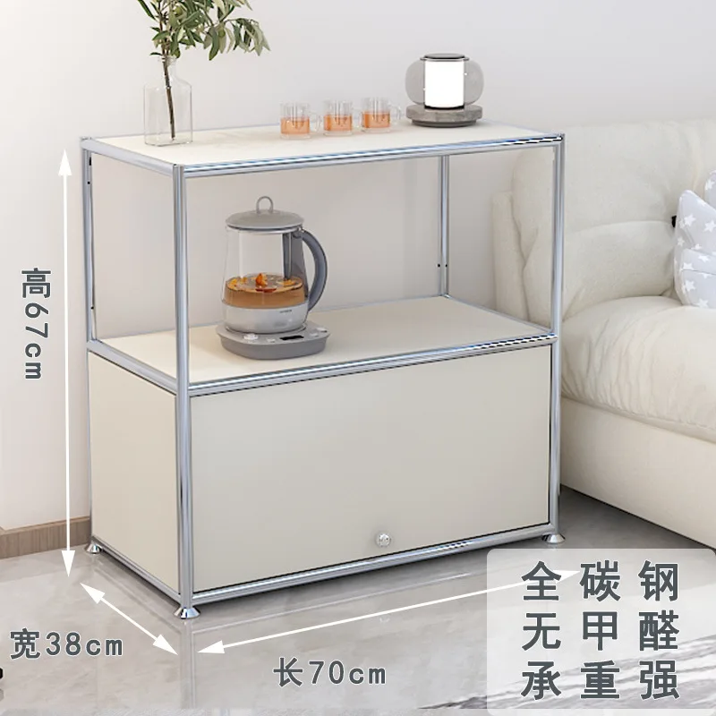 Modul Wohnzimmer Schrank Sideboard Mehrschichtige Lagerung Sofa Seite Schrank Eingang Stauraum Staub Flip Nachttisch Schlafzimmer