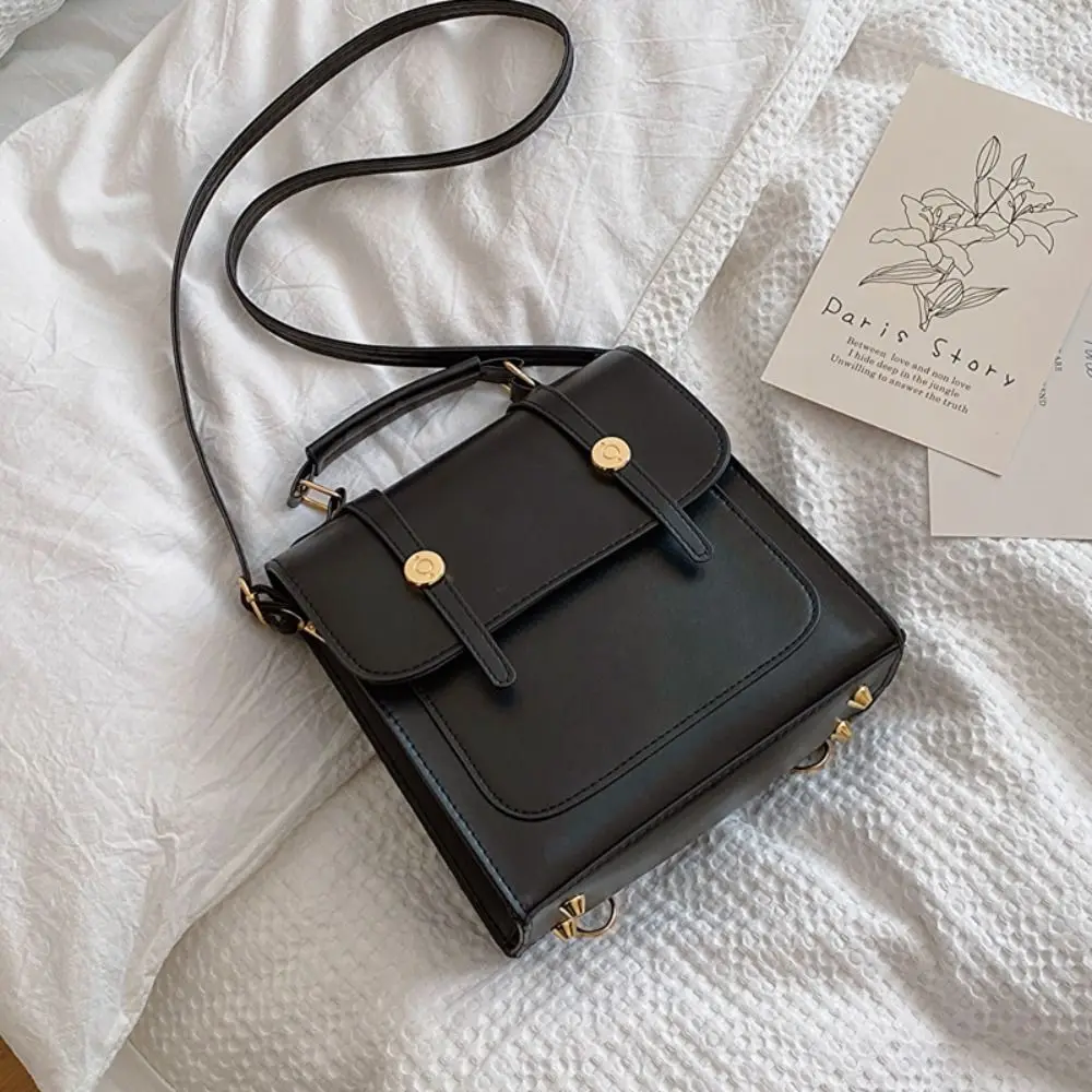 Wysokiej jakości torba szkolna do spędzania wolnego czasu Modna torba na ramię w stylu vintage Casualowy plecak damski ze skóry PU