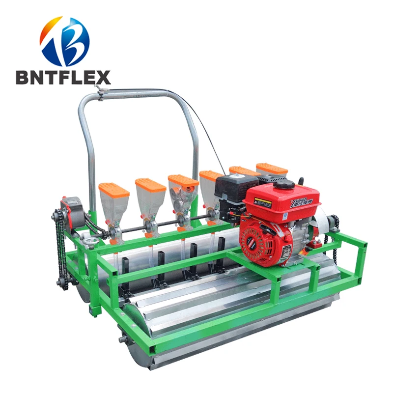 Gasoline engine 6-row sub-seat self-propelled vegetable planter, coriander, spinach, rape, greens, carrots planting machines