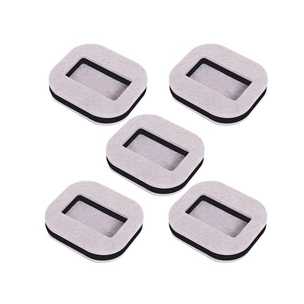 5Pcs Furniture Wheel Stopper Bed Stopper Caster Cup Suitable for All Kinds of Furniture on Wheels (Beige)