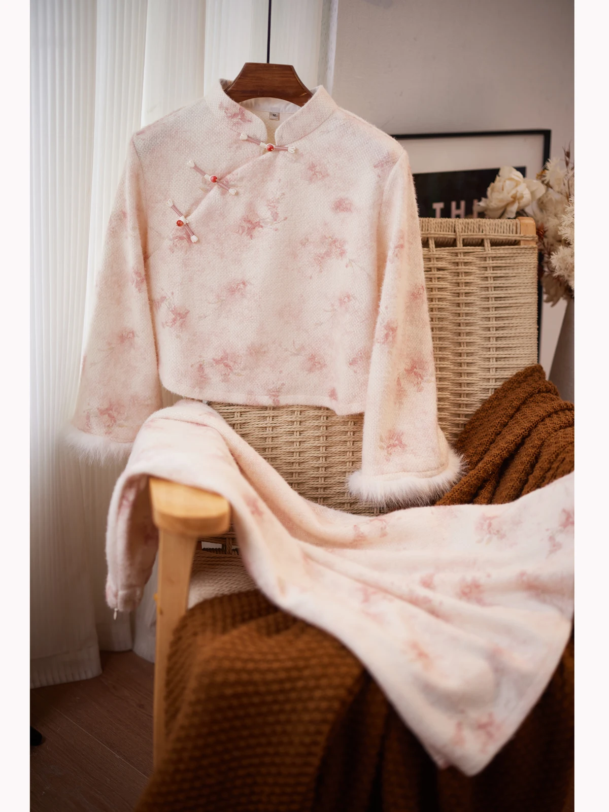 

Ele Long-Sve Pink Fro Wedding Dr with Fce for Engagement Parties Chinese Sle High Slit Skirt