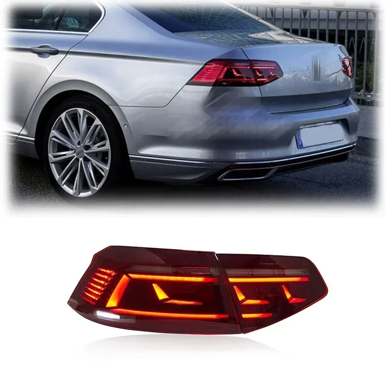 

Горячие продажи Gobison, светодиодные задние фонари в сборе для Passat B8 2014-2019 до B8.5, задний фонарь