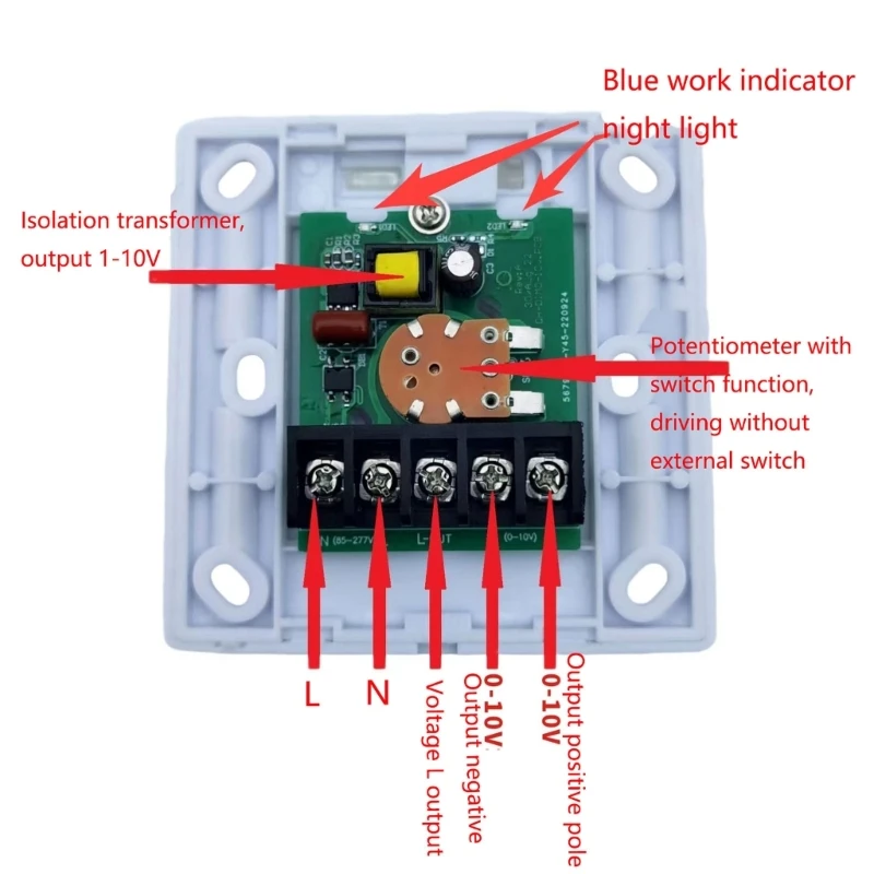 Neuer 0–10 LED-Drehdimmer, Ersatz-LED-Dimmer mit einstellbarer Helligkeit