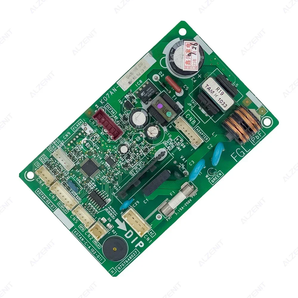 Używany do płyty sterującej klimatyzatora Fujitsu K07AN-C-A(02-01) Obwód PCB K07AN-02-01 9707648027   Części kondycjonujące