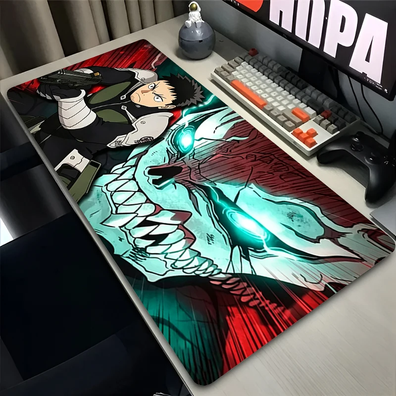 Cool Anime Mouse Pad Kaiju No.8 Large Desk Mat Office Laptop Carpet Gamer Computer Mouse Mat Non-Slip Extended Gaming Mousepads view 5