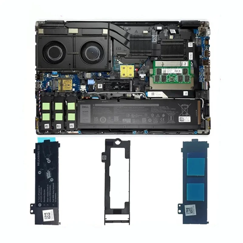 Новый оригинальный кронштейн-радиатор для SSD M.2 для ноутбуков Dell Precision 7670 7680 7770 7780 0VHGJJ 00D0TW 05FKX4 01KN47 Hn